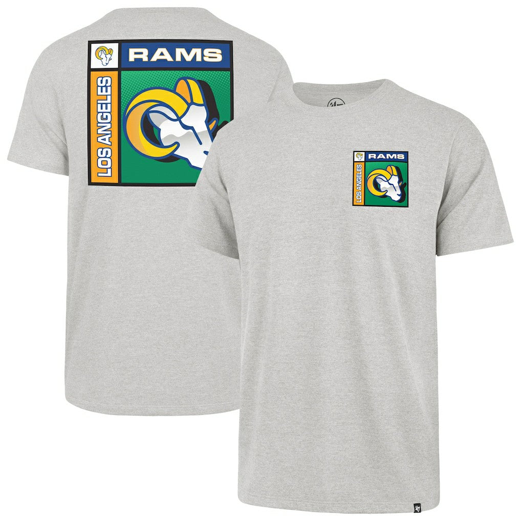 47 brand Los Angeles Rams '47 Chrome Plate Franklin T-Shirt Gray