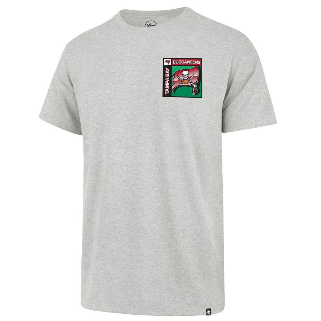 47 brand Tampa Bay Buccaneers '47 Chrome Plate Franklin T-Shirt Gray