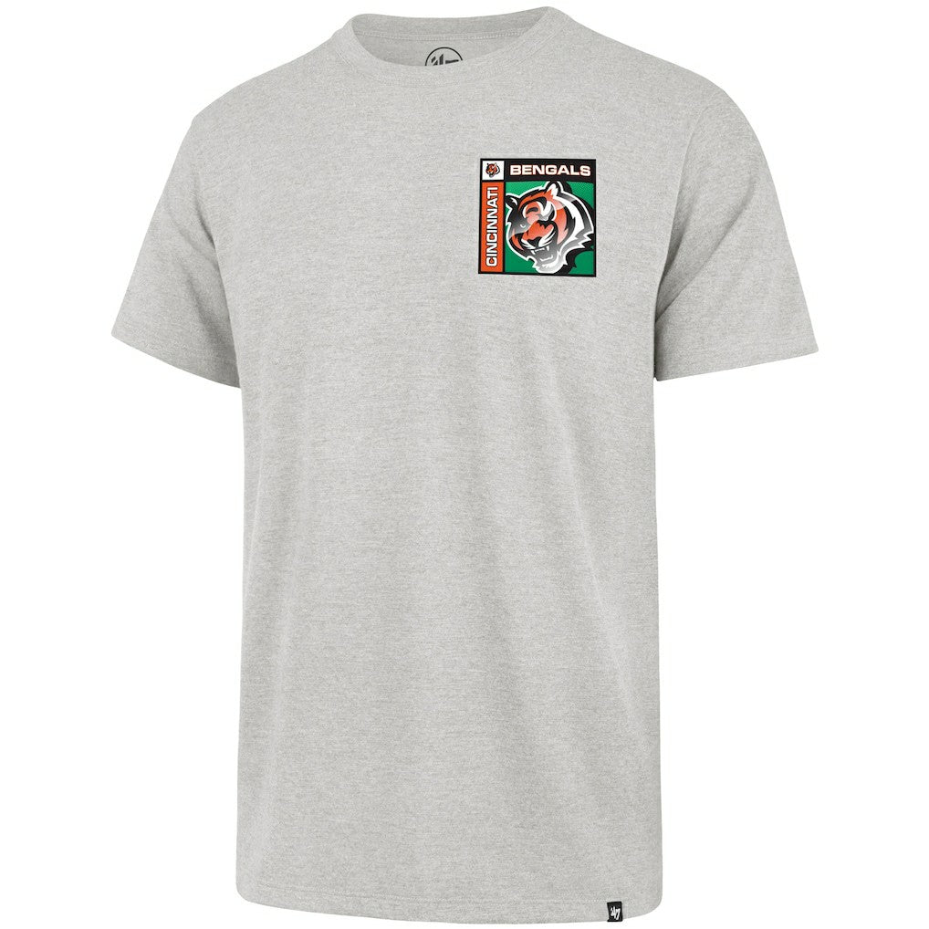 47 brand Cincinnati Bengals '47 Chrome Plate Franklin T-Shirt Gray