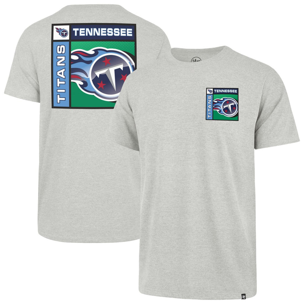 47 brand Tennessee Titans '47 Chrome Plate Franklin T-Shirt Gray