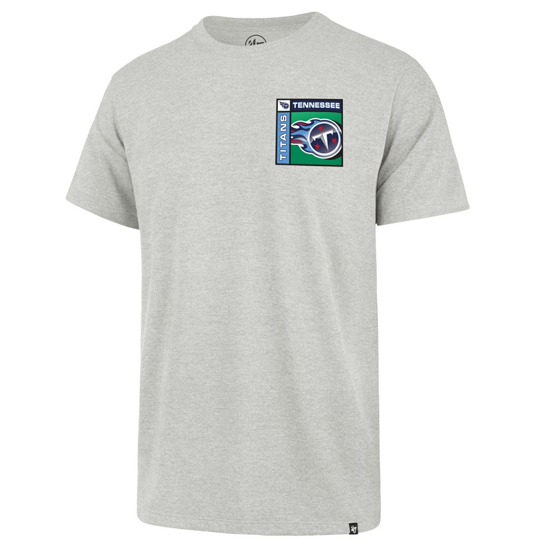 47 brand Tennessee Titans '47 Chrome Plate Franklin T-Shirt Gray