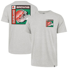 47 brand Cleveland Browns '47 Chrome Plate Franklin T-Shirt Gray