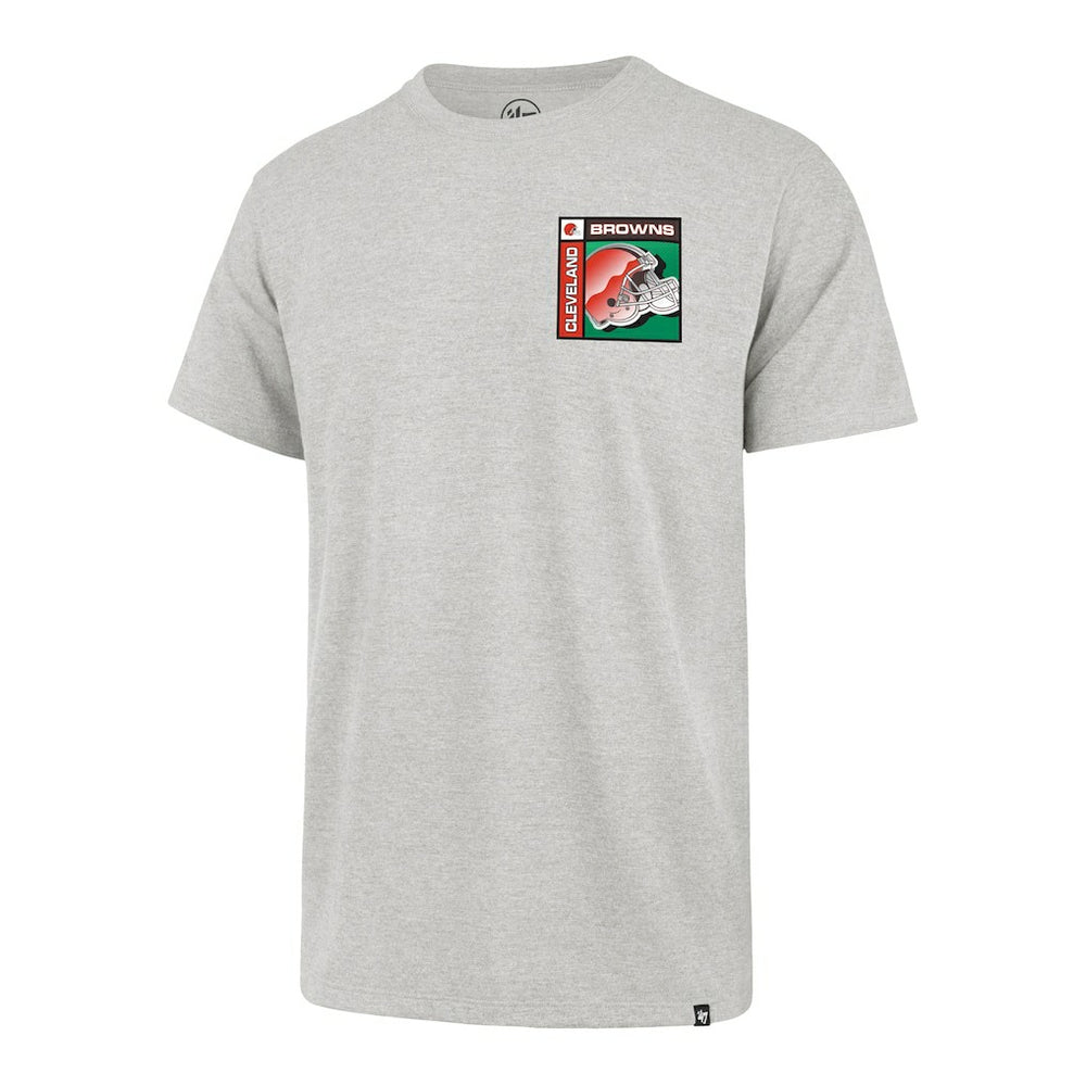 47 brand Cleveland Browns '47 Chrome Plate Franklin T-Shirt Gray