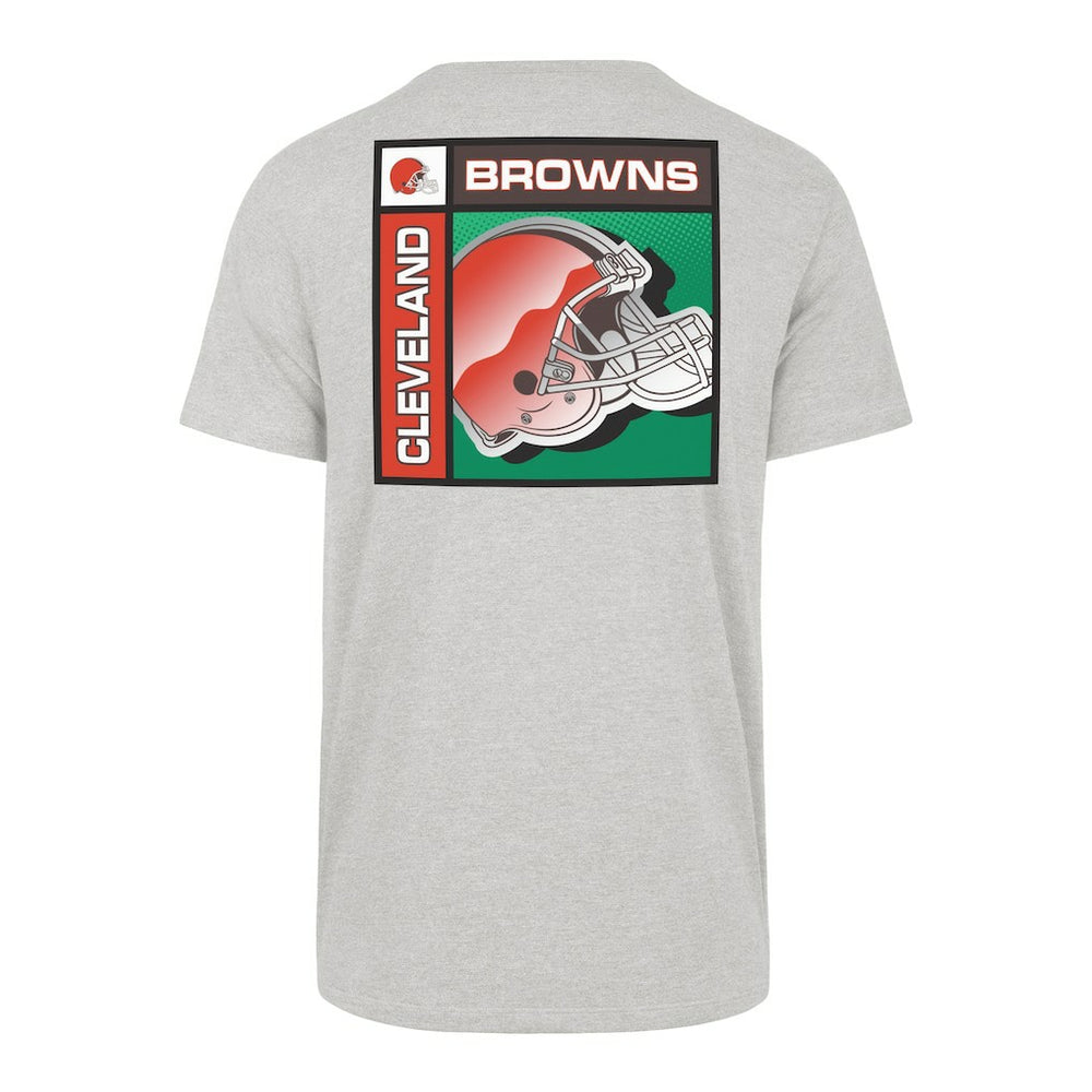 47 brand Cleveland Browns '47 Chrome Plate Franklin T-Shirt Gray