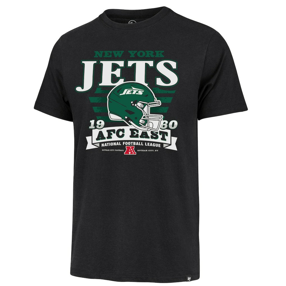 47 brand New York Jets '47 Stripe Splash Franklin T-Shirt Black