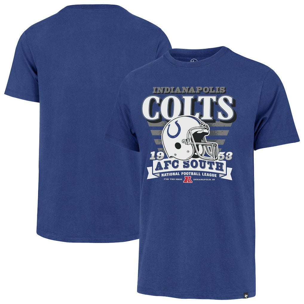47 brand Indianapolis Colts '47 Stripe Splash Franklin Throwback T-Shirt Royal
