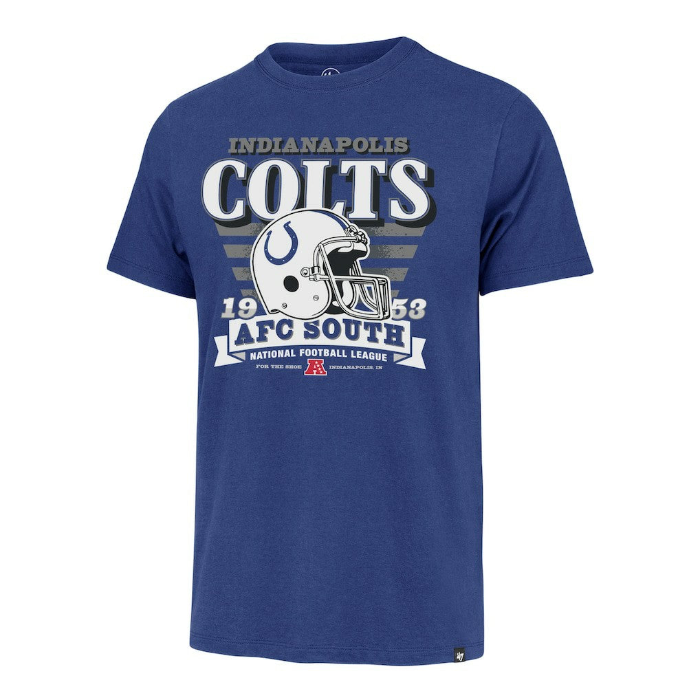 47 brand Indianapolis Colts '47 Stripe Splash Franklin Throwback T-Shirt Royal