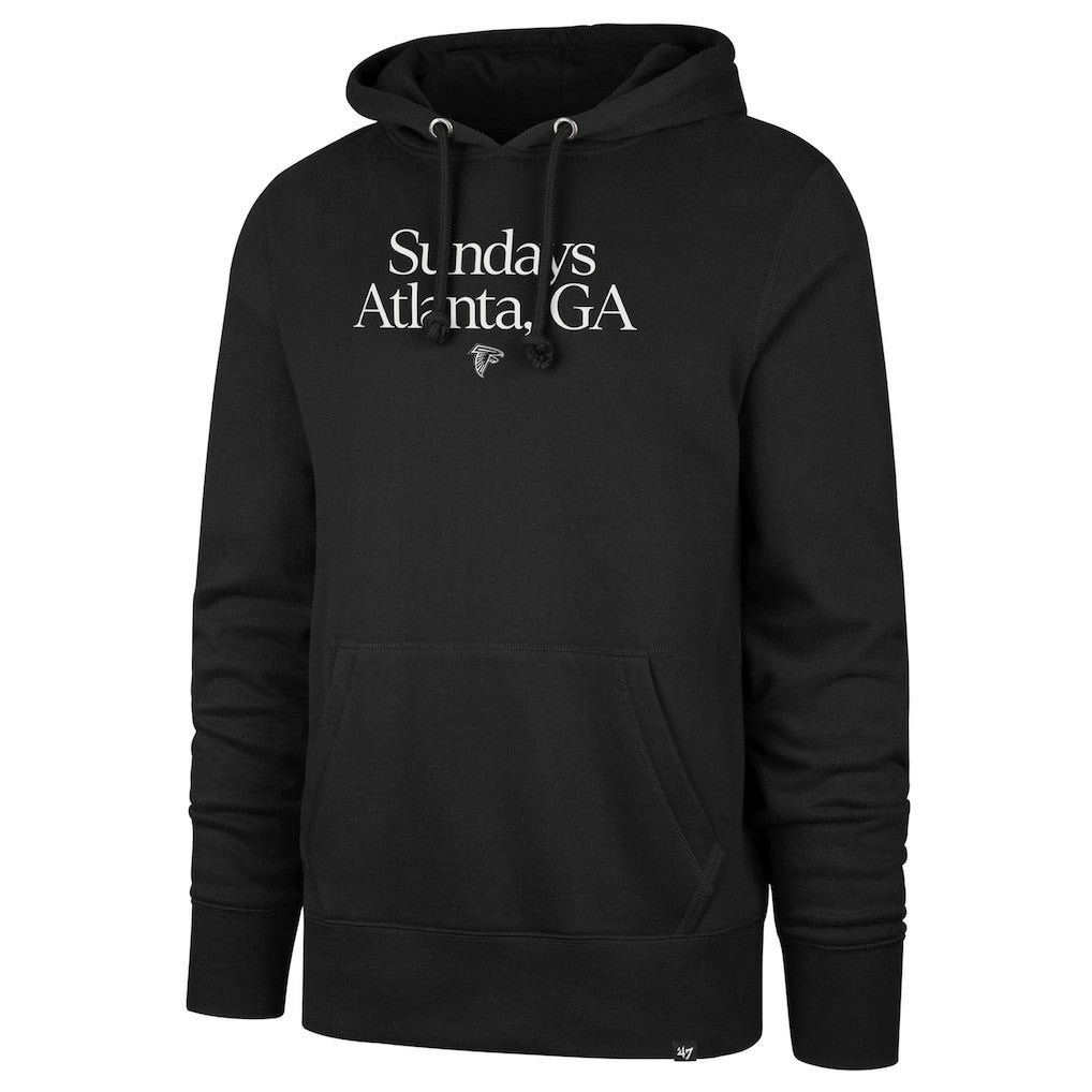 47 brand Atlanta Falcons '47 Sundays Regional Headline Hoodie Black