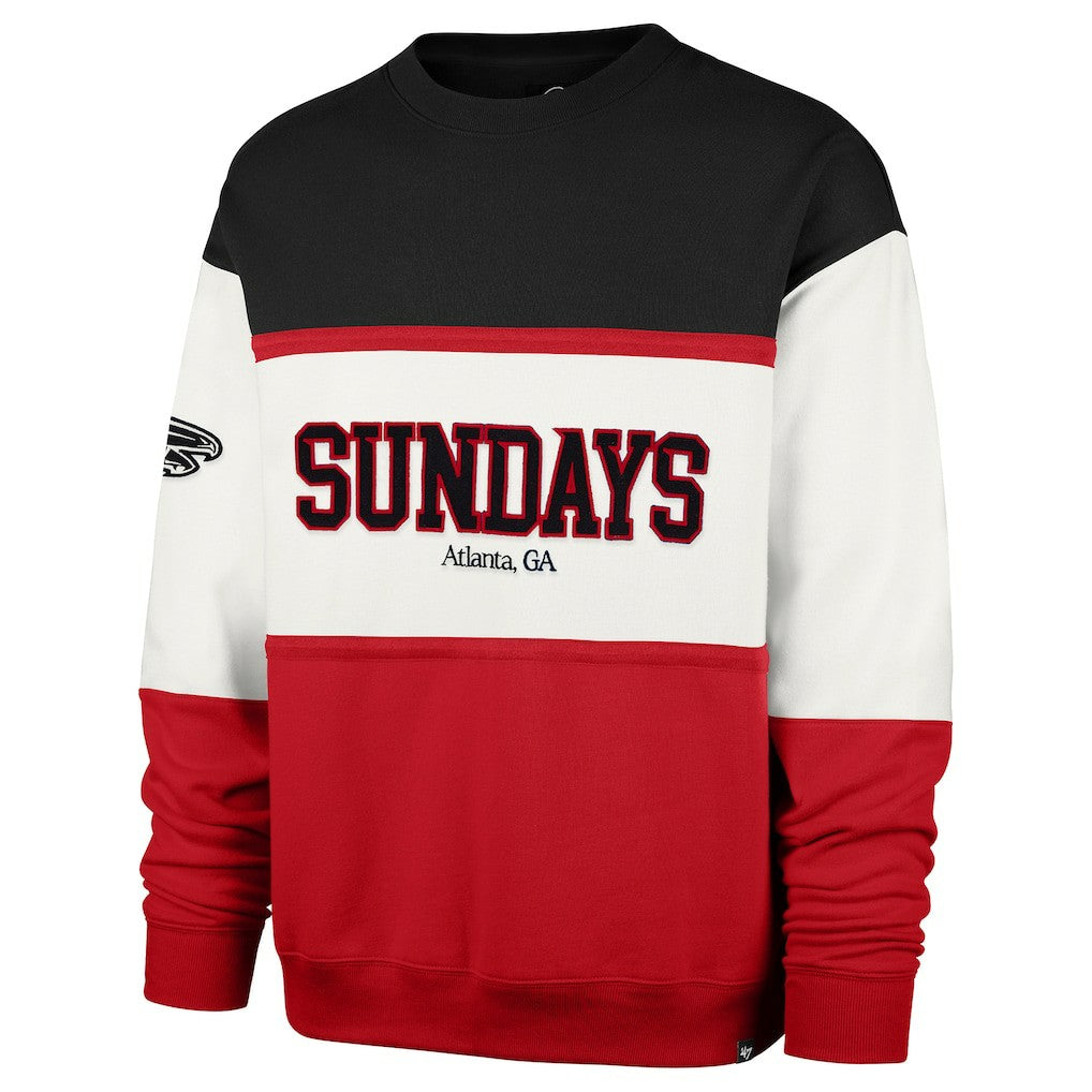 47 brand Atlanta Falcons '47 Sundays Breeze By Maximalist Sweatshirt White