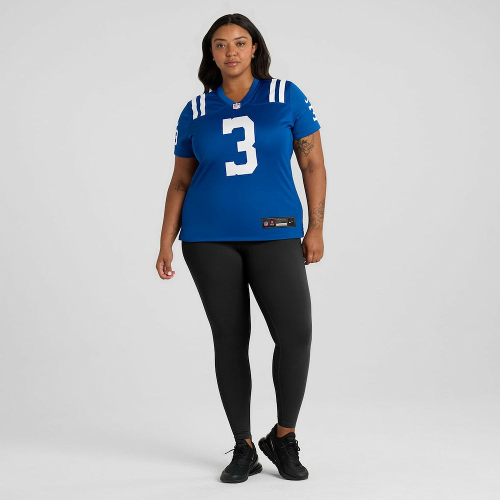 Nike Spencer Shrader Indianapolis Colts Women's Team Game Jersey Royal