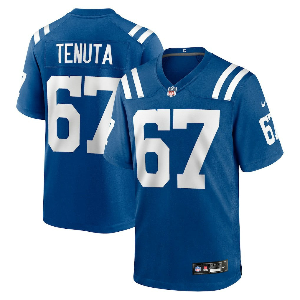 Nike Luke Tenuta Indianapolis Colts Team Game Jersey Royal