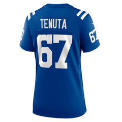 Nike Luke Tenuta Indianapolis Colts Women's Team Game Jersey Royal
