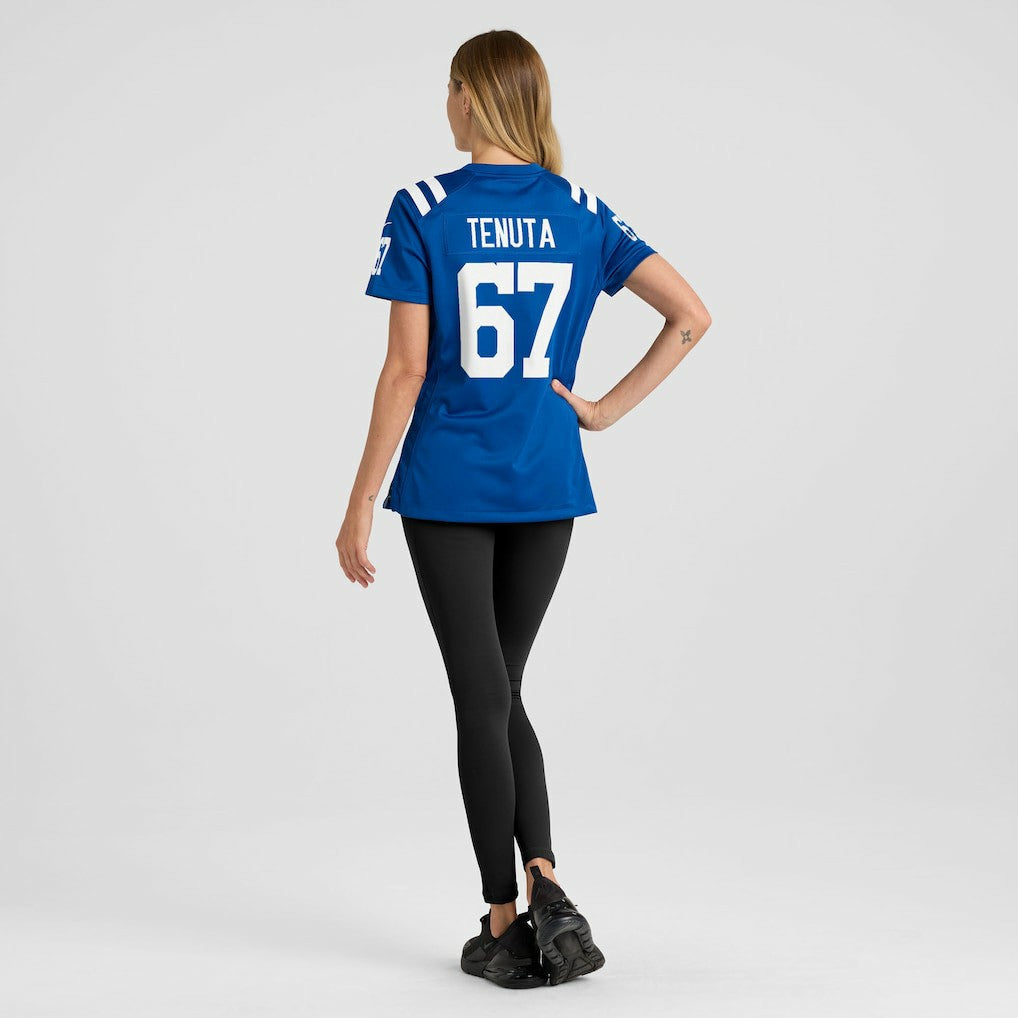 Nike Luke Tenuta Indianapolis Colts Women's Team Game Jersey Royal