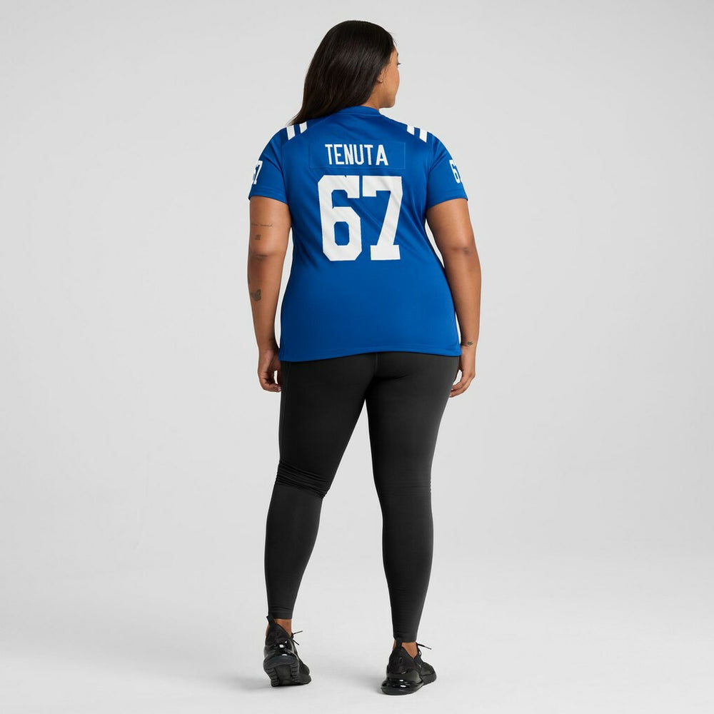 Nike Luke Tenuta Indianapolis Colts Women's Team Game Jersey Royal