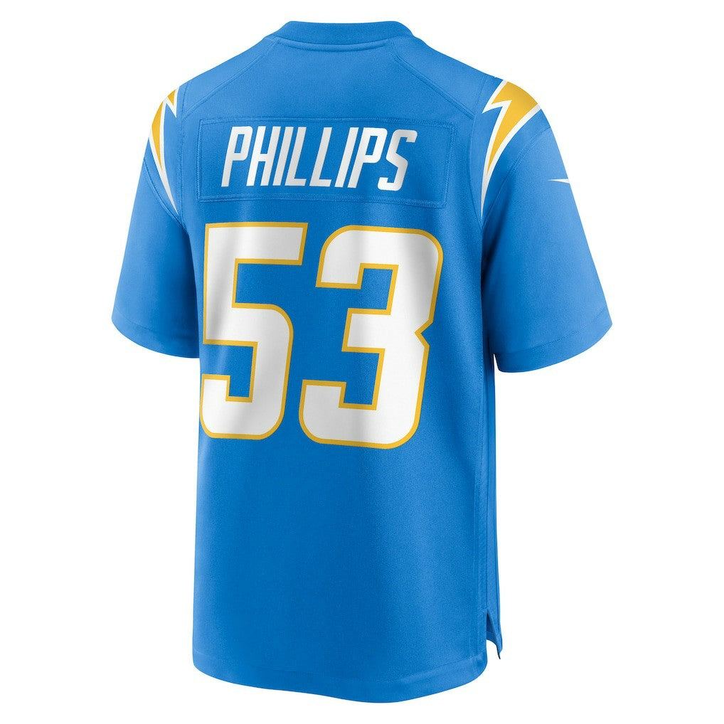 Nike Del'Shawn Phillips Los Angeles Chargers Team Game Jersey Powder Blue