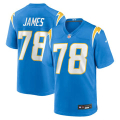 Nike Andre James Los Angeles Chargers Team Game Jersey Powder Blue