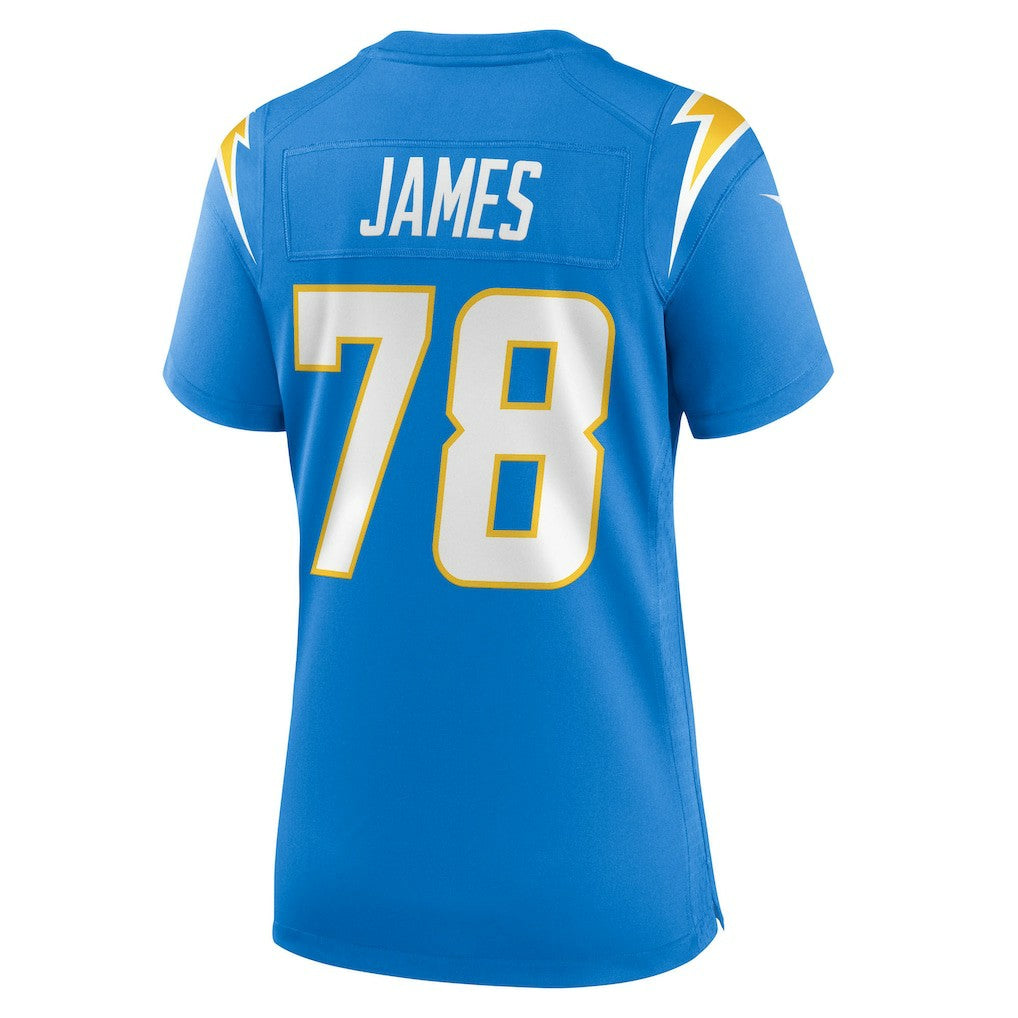 Nike Andre James Los Angeles Chargers Women's Team Game Jersey Powder Blue