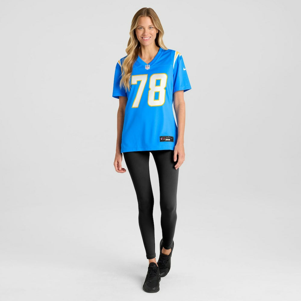 Nike Andre James Los Angeles Chargers Women's Team Game Jersey Powder Blue