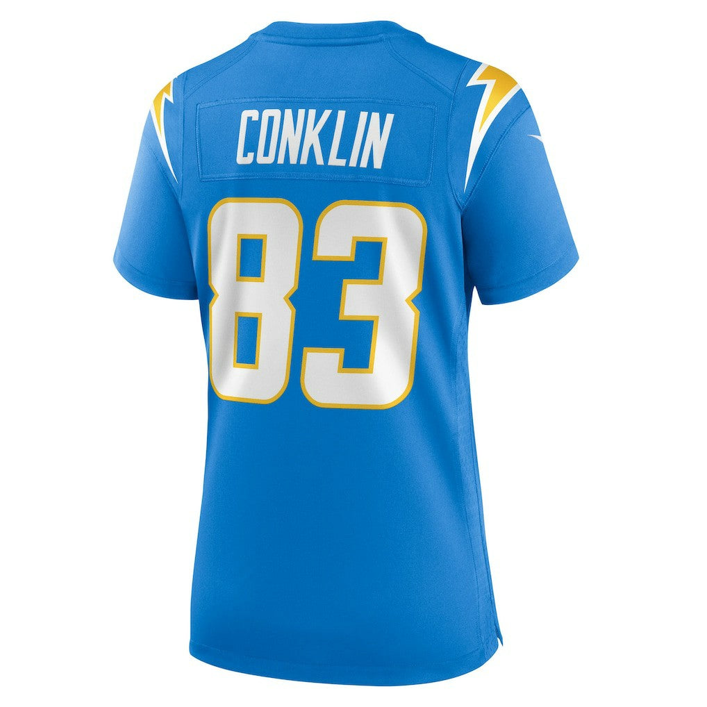 Nike Tyler Conklin Los Angeles Chargers Women's Team Game Jersey Powder Blue