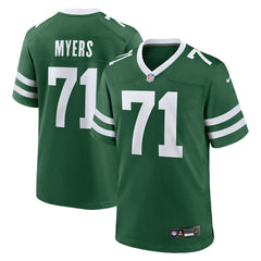 Nike Josh Myers New York Jets Team Game Jersey Legacy Green