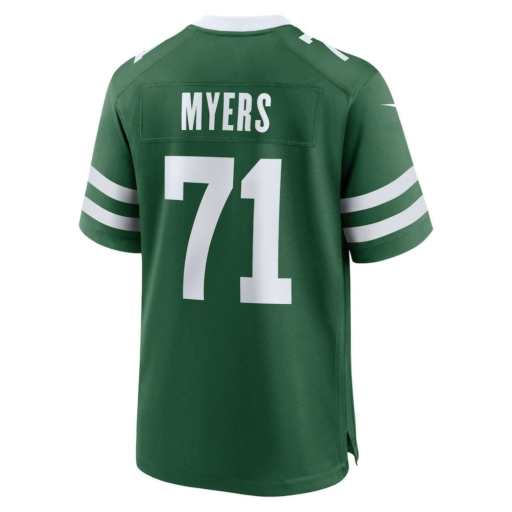 Nike Josh Myers New York Jets Team Game Jersey Legacy Green