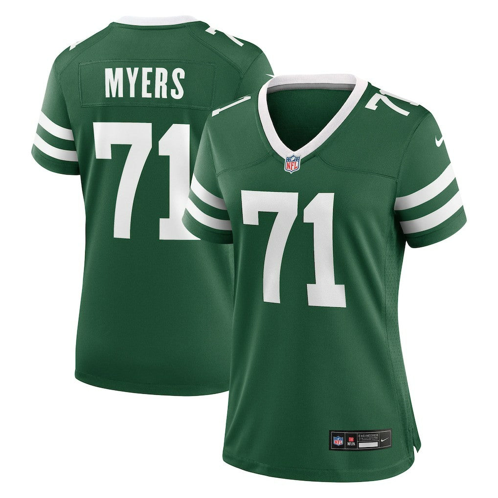 Nike Josh Myers New York Jets Women's Game Jersey Legacy Green