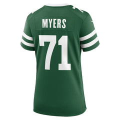 Nike Josh Myers New York Jets Women's Game Jersey Legacy Green