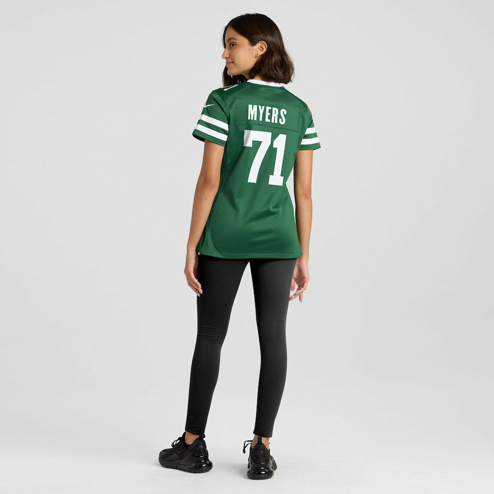 Nike Josh Myers New York Jets Women's Game Jersey Legacy Green