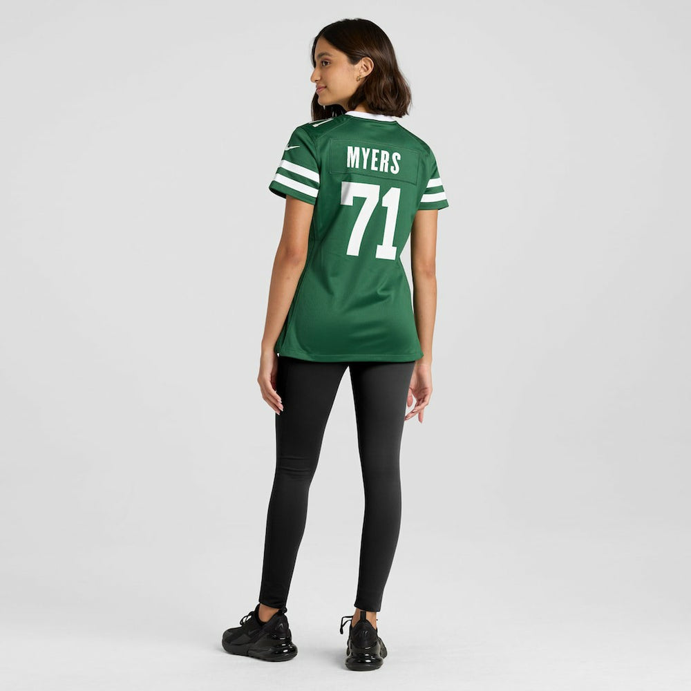 Nike Josh Myers New York Jets Women's Game Jersey Legacy Green