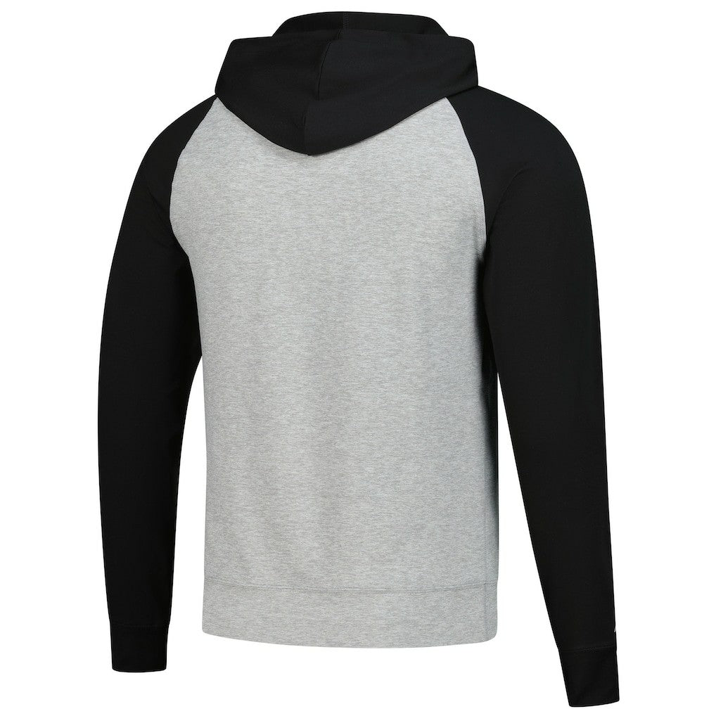 Cleveland Browns Antigua Urgent Pullover Hoodie Heather Gray/Black