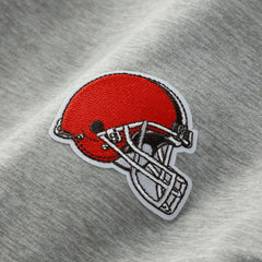 Cleveland Browns Antigua Urgent Pullover Hoodie Heather Gray/Black