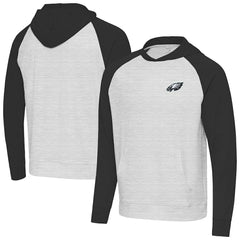 Philadelphia Eagles Antigua Urgent Pullover Hoodie Black/Heather Gray