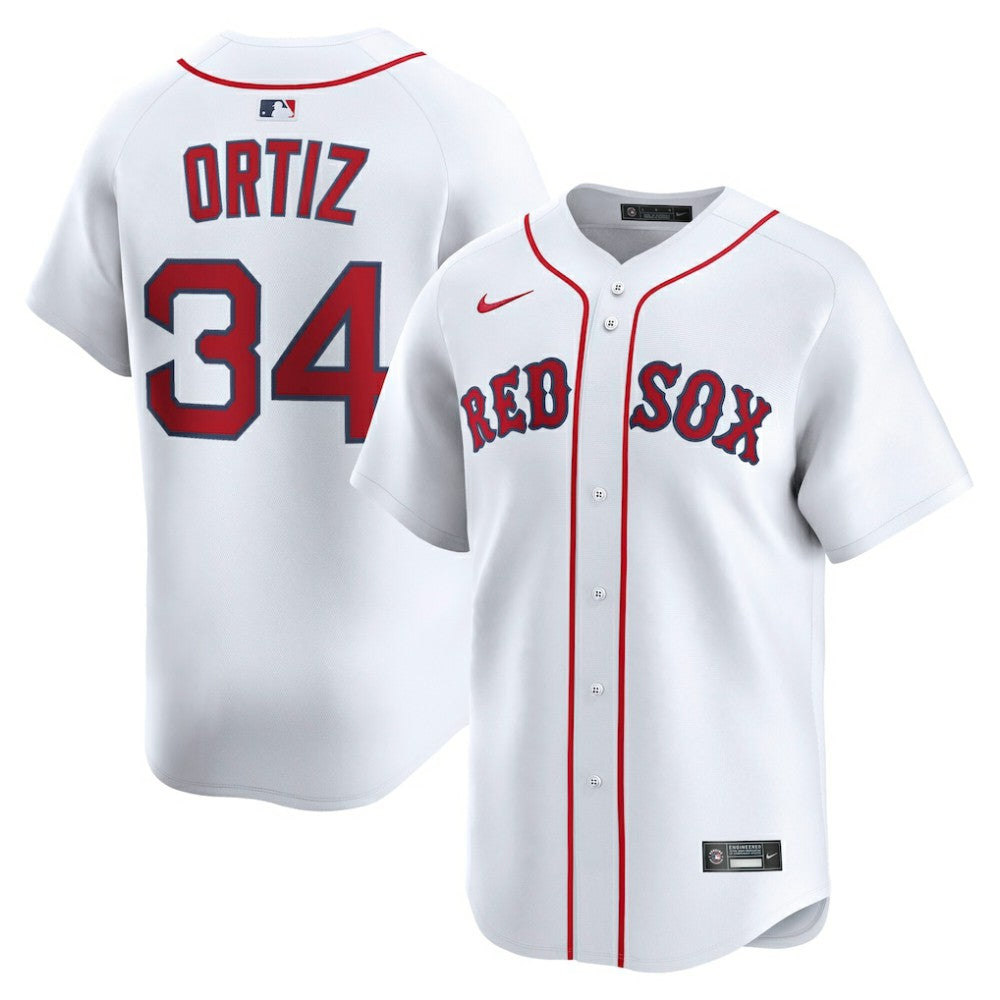 David Ortiz Boston Red Sox Nike Home Limited Jersey - White - Nike Sale