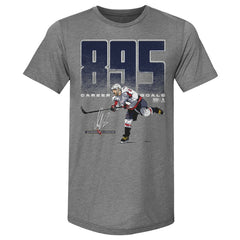 Alexander Ovechkin Washington Capitals 500 Level NHL All-Time Leading Goal Scorer Tri-Blend Bold T-Shirt - Gray - NHL 203089720