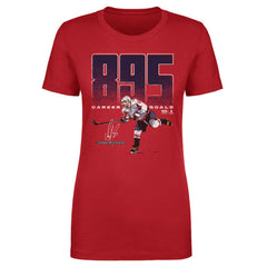 Alexander Ovechkin Washington Capitals 500 Level Women's NHL All-Time Leading Goal Scorer Bold T-Shirt - Red - NHL 203089723