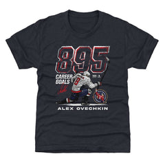 Alexander Ovechkin Washington Capitals 500 Level Youth NHL All-Time Leading Goal Scorer Grunge T-Shirt - Navy - NHL 203089725