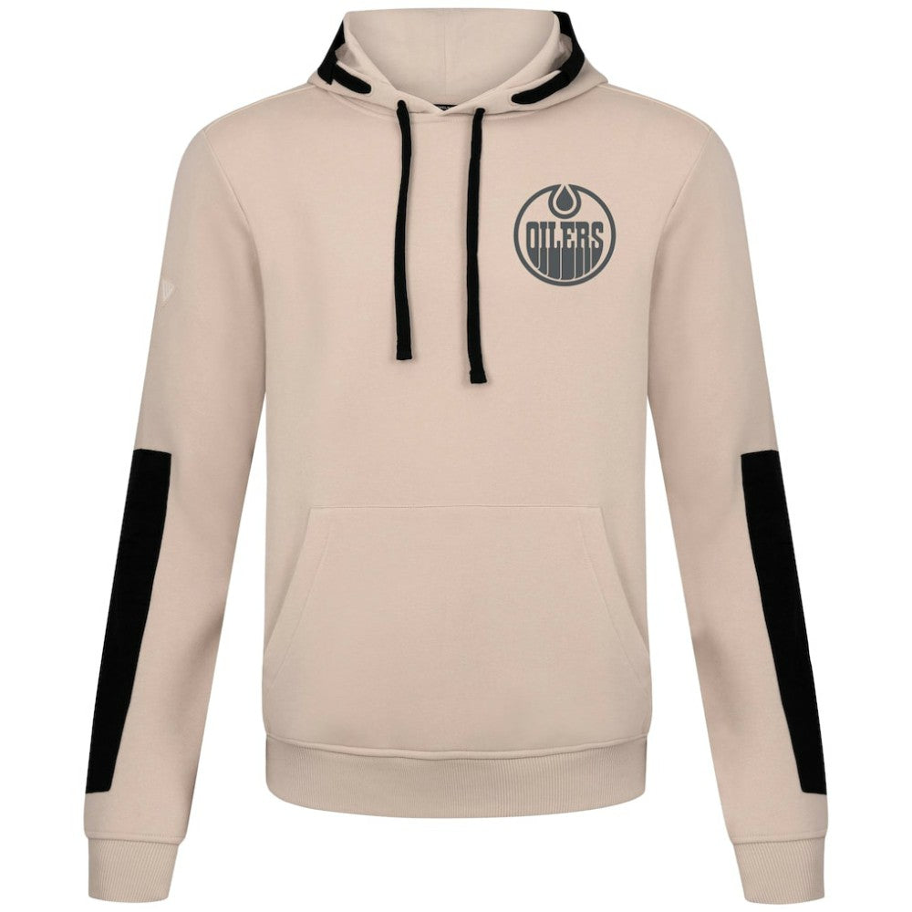 Edmonton Oilers Levelwear Bombay Response Pullover Hoodie - Khaki - NHL 203091620