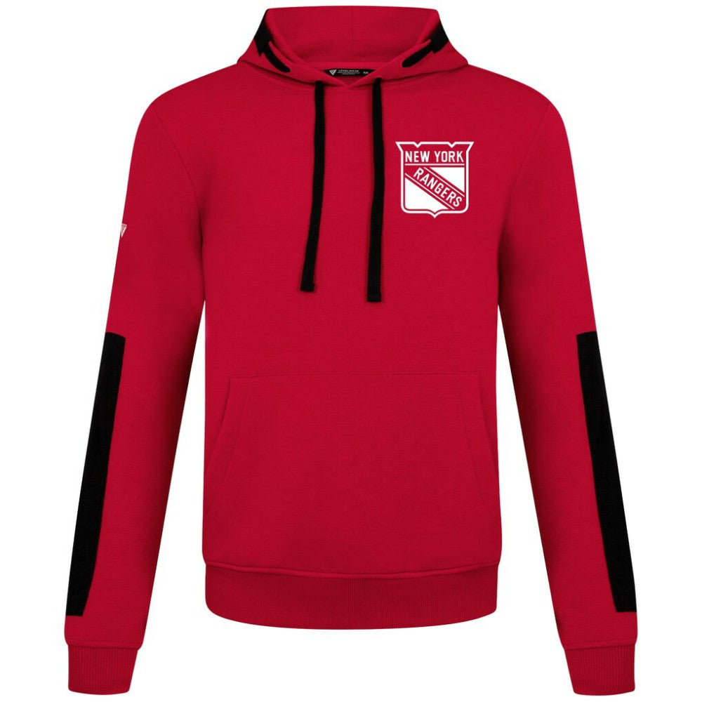 New York Rangers Levelwear Bombay Response Pullover Hoodie - Red - NHL 203091626