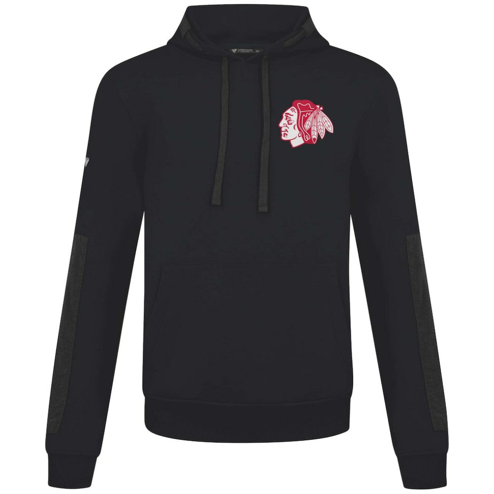 Chicago Blackhawks Levelwear Bombay Response Pullover Hoodie - Black - NHL 203091634
