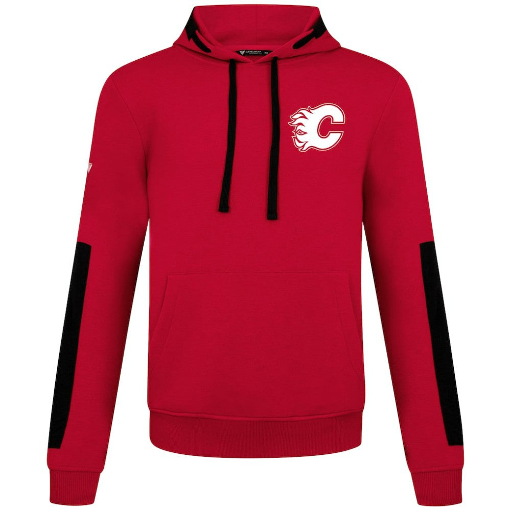 Calgary Flames Levelwear Bombay Response Pullover Hoodie - Red - NHL 203091680