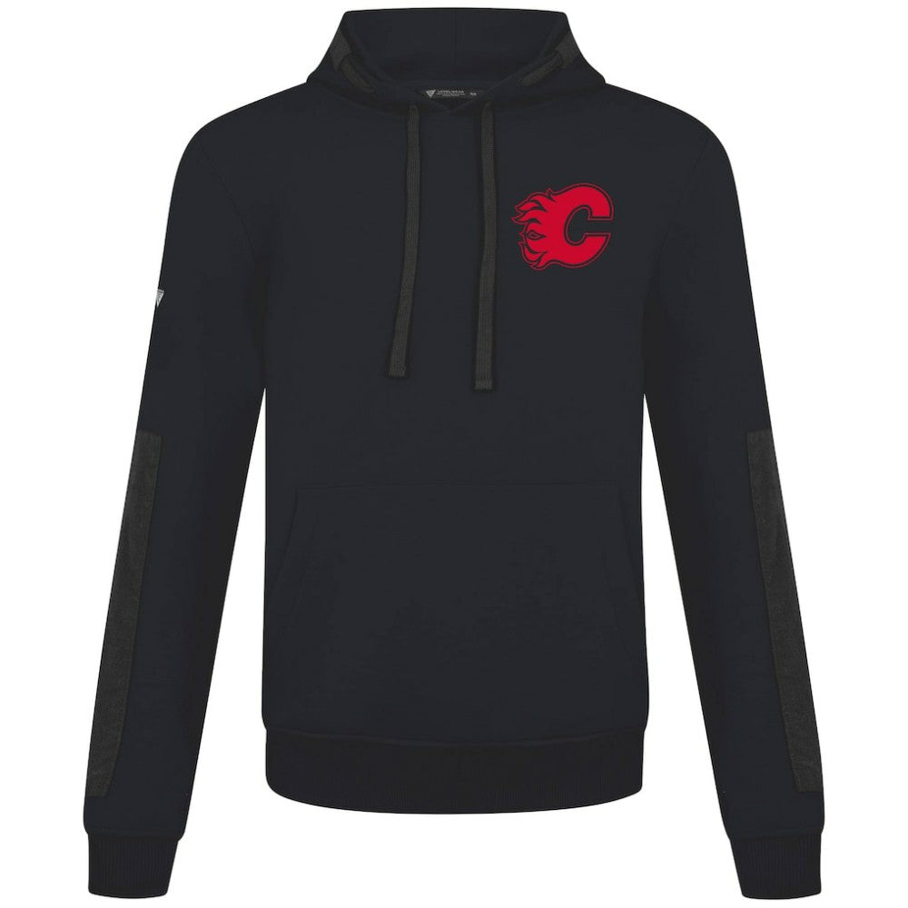 Calgary Flames Levelwear Bombay Response Pullover Hoodie - Black - NHL 203091687