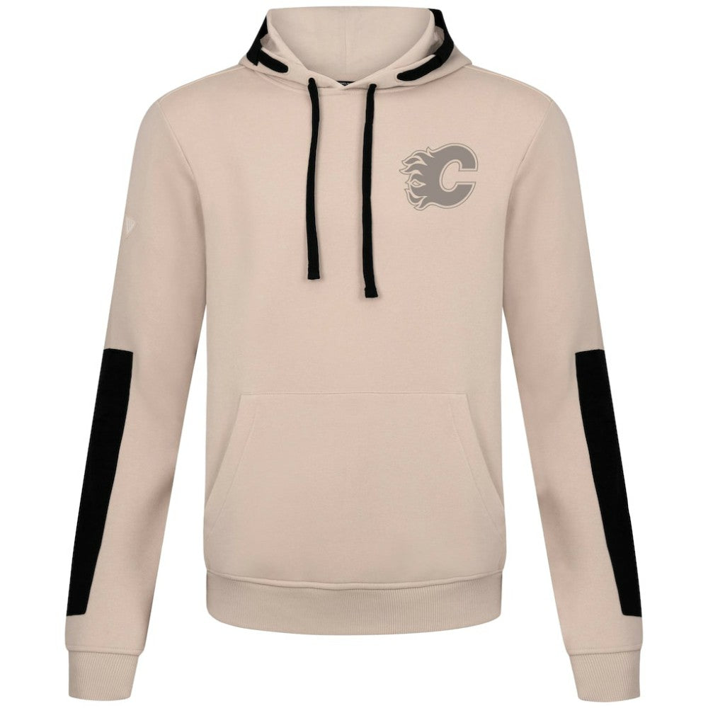 Calgary Flames Levelwear Bombay Response Pullover Hoodie - Khaki - NHL 203091689