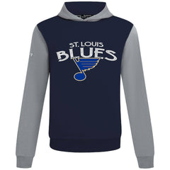 St. Louis Blues Levelwear Ultimate Mission Pullover Hoodie - Navy/Gray - NHL 203091705