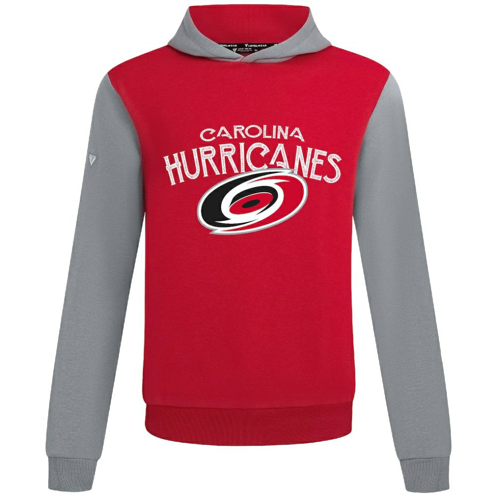 Carolina Hurricanes Levelwear Ultimate Mission Pullover Hoodie - Red/Gray - NHL 203091709