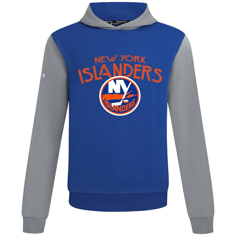 New York Islanders Levelwear Ultimate Mission Pullover Hoodie - Royal/Gray - NHL 203091713