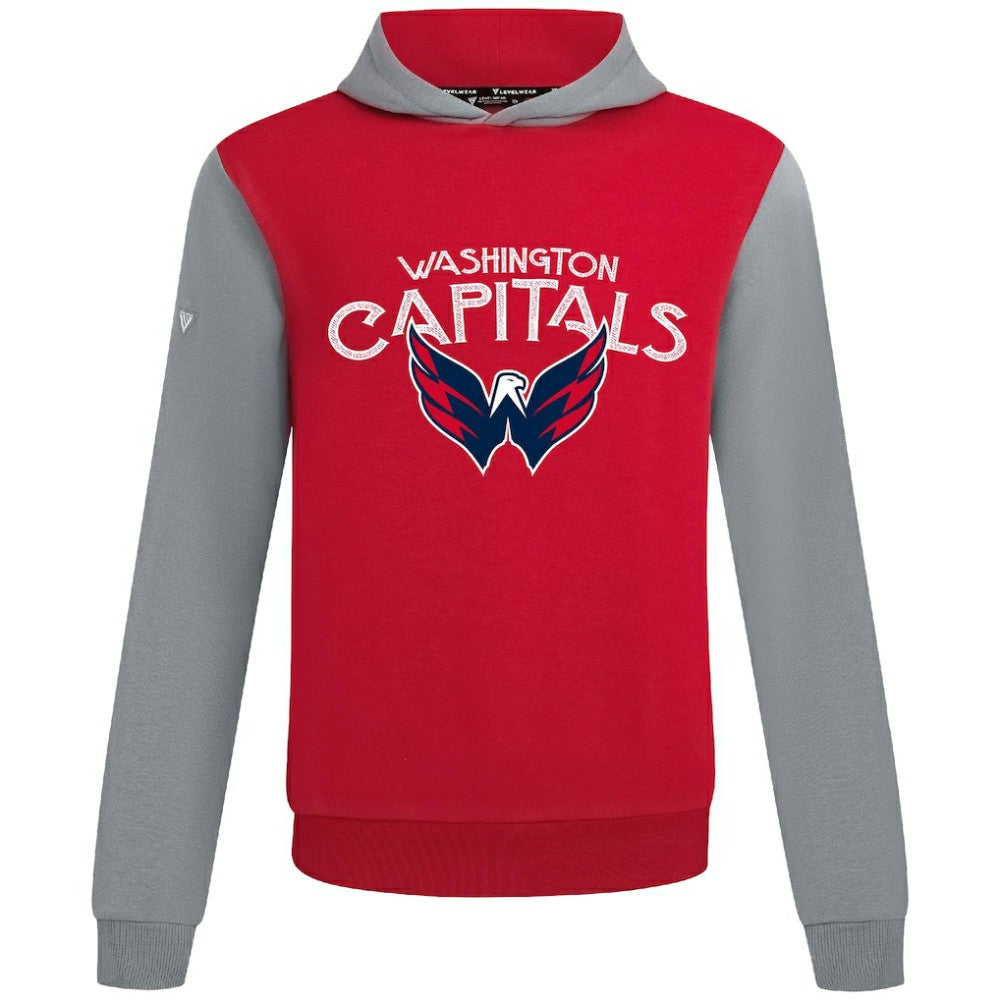 Washington Capitals Levelwear Ultimate Mission Pullover Hoodie - Red/Gray - NHL 203091719