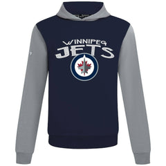 Winnipeg Jets Levelwear Ultimate Mission Pullover Hoodie - Navy/Gray - NHL 203091723
