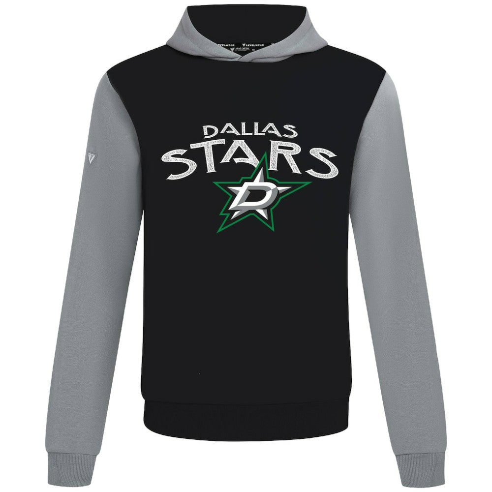 Dallas Stars Levelwear Ultimate Mission Pullover Hoodie - Black/Gray - NHL 203091726