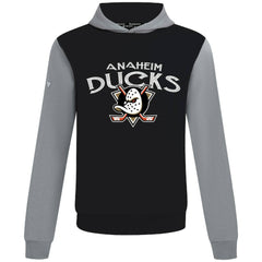 Anaheim Ducks Levelwear Ultimate Mission Pullover Hoodie - Black/Gray - NHL 203091728