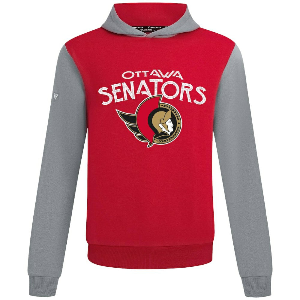 Ottawa Senators Levelwear Ultimate Mission Pullover Hoodie - Red/Gray - NHL 203091729